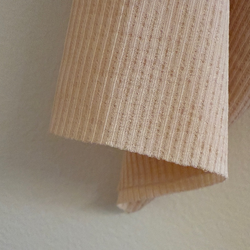 Women's Mock Neck Ribbed Top - Picture 4 of 5